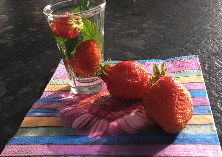 Recette de Favoris Soda aux fraises et menthe