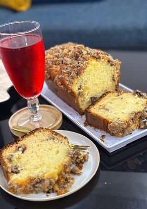 صورة لوصفة كيك التفاح والقرفة 🍎🍎🍎🍎🍎German Apple cake
