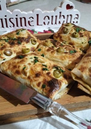صورة لوصفة طاكوس ڨراتيني في الفرن بصلصة الجبن