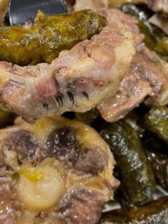 صورة لوصفة طاجن ورق عنب بالعكوي