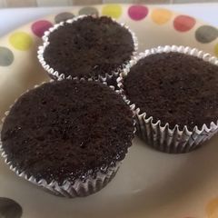 A picture of Chocolate cupcakes.