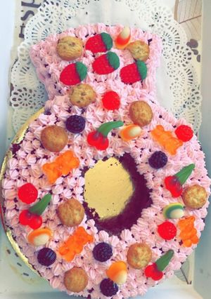 صورة لوصفة كيكه من اختراعي 💜