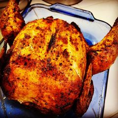 A picture of Air Fryer Whole Chicken - Rotisserie Style.