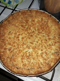 Una foto de Tarta de coco y dulce de leche