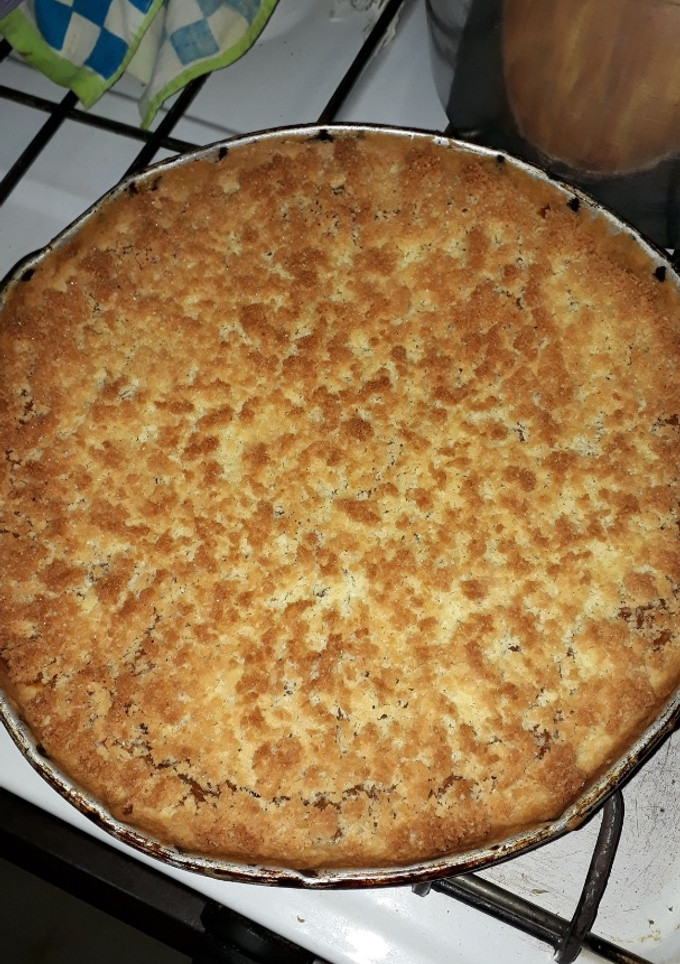 Una foto de Tarta de coco y dulce de leche