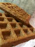 Waffles dulces de avena