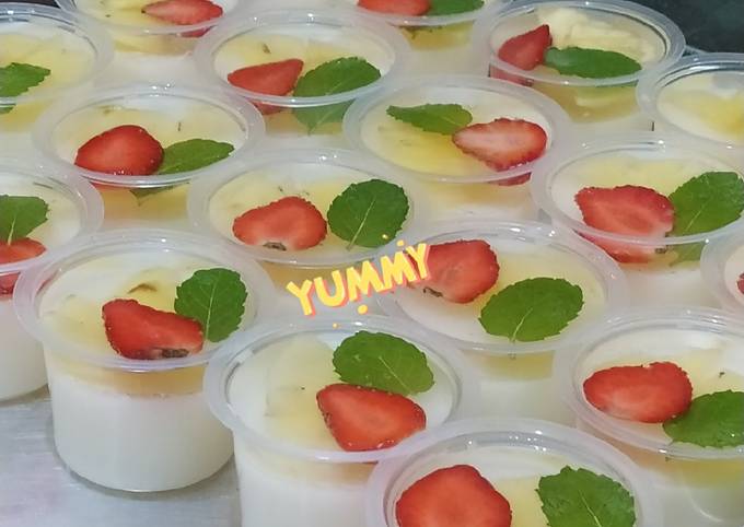 Resep Puding Susu Buah yang Sempurna Enak