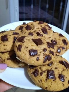 Una foto de Cookies con chips