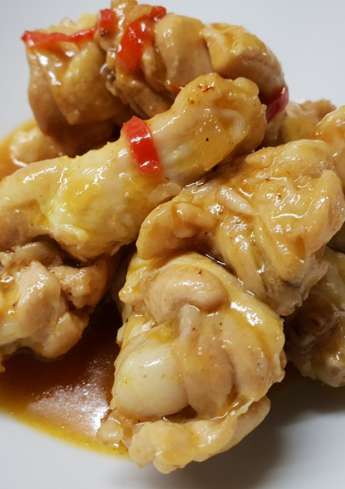 Una foto de Pollo en salsa sin gluten