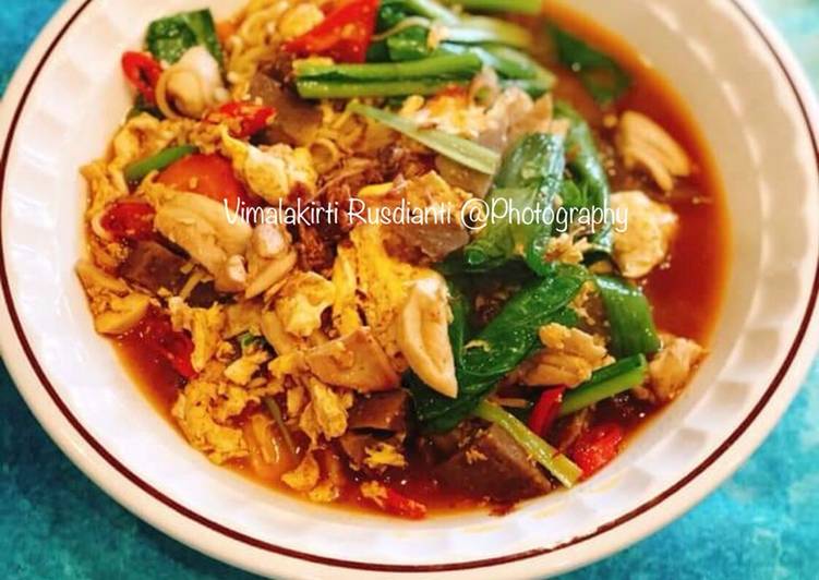 Resep Mie tek tek kuah indomie, Bikin Ngiler