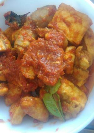 Foto resep Ayam, Tahu, Tempe Bumbu Merah