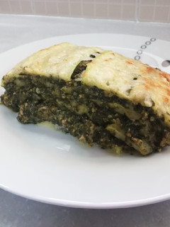 Una foto de Lasaña light con capas de calabacín🥒