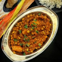 A picture of Lilva Beans Potato Sabji.