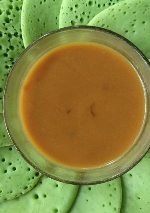 Foto resep Serabi Teflon Kuah Kinca