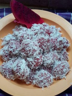 Foto resep Klepon buah naga