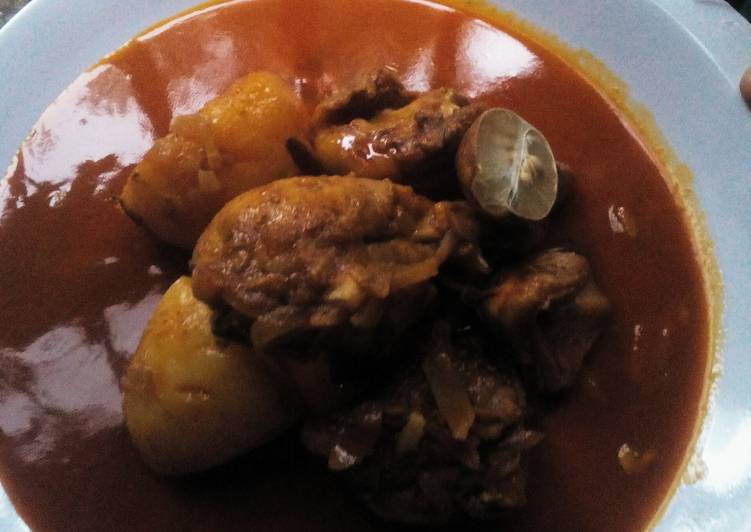 Recipe of Homemade Goaland steam chicken curry