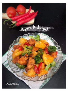 Foto resep Ayam Kuluyuk/ Ayam Asam Manis Nanas