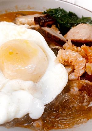 暖暖沙茶冬粉湯 的食譜成品照片