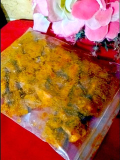 A picture of Frozen chicken Tikka boti.