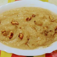 A picture of Rice and coconut halwa.