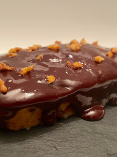 Una foto de Bizcocho de calabaza y chocolate express
