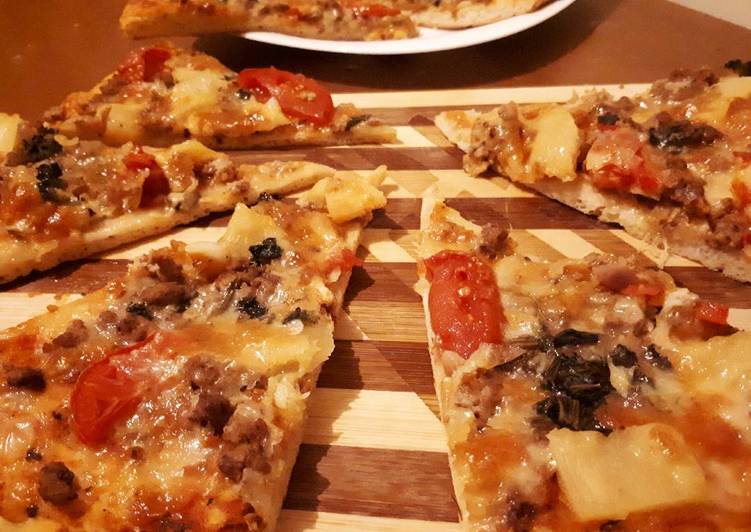 Easiest Way to Prepare Any-night-of-the-week Home made pizza