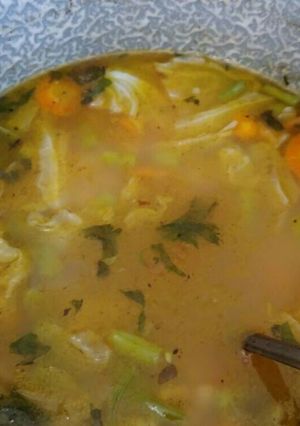Foto resep SimpLike Sup sosis macaroni.