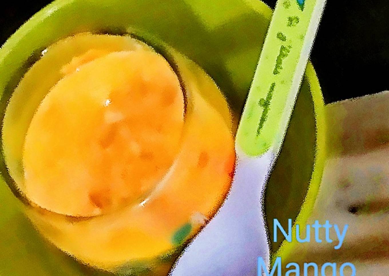 Kids special Nutty Mango Shake