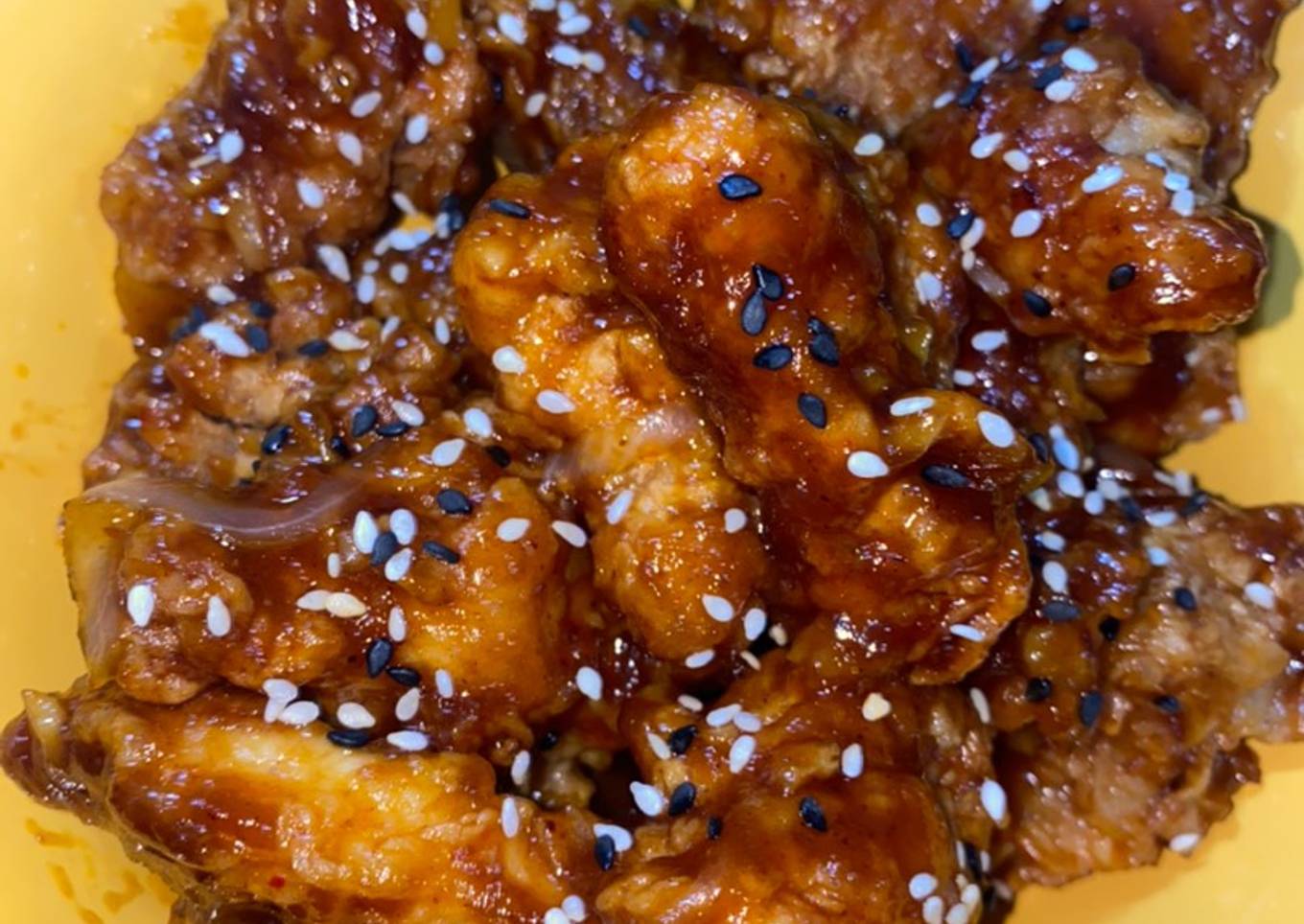 Korean spicy honey butter chicken