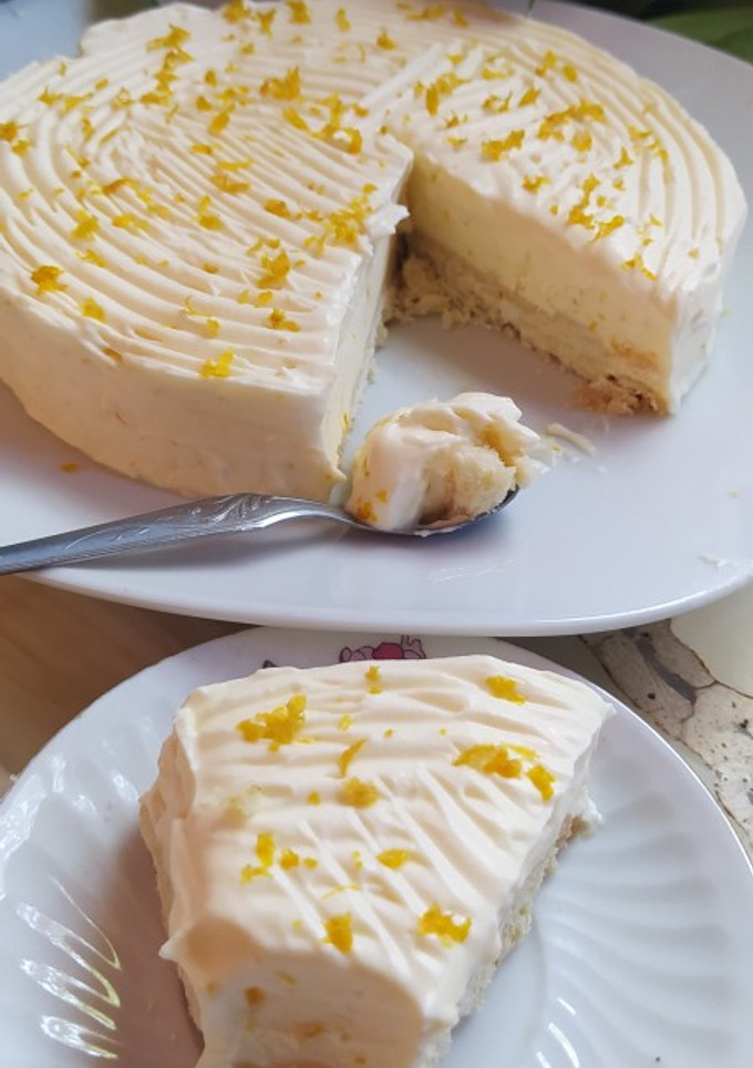 Una foto de Cheesecake Helado Lemon Pie / Torta Helada de Limón