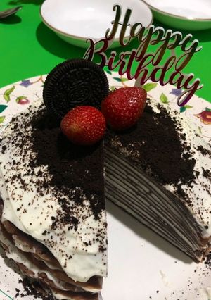 Foto resep Mille Crepes Oreo