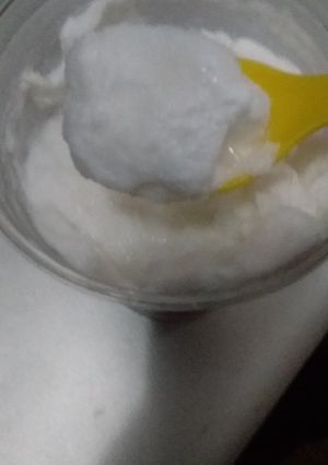 A picture of Coconut ice cream.
