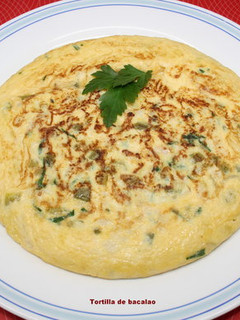 Una foto de Tortilla de bacalao