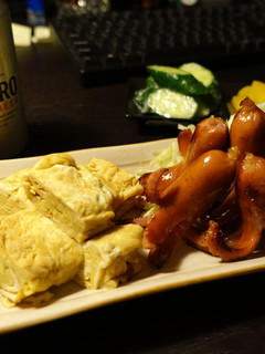 [深夜食堂] 八爪魚腸 ＋玉子燒 食譜 的食譜成品照片