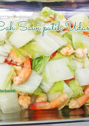Foto resep Cah Sawi Putih Udang