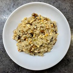 A picture of Mushroom Risotto.