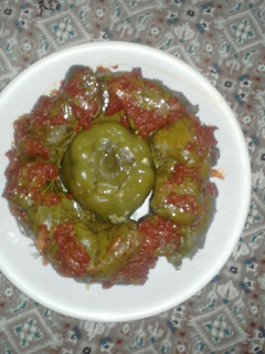 عکسی از دستور دلمه برگ مو
