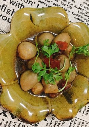Hình của món Nấm Rơm Kho Cà Chua.