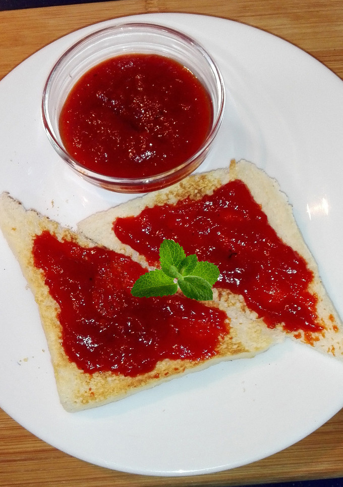Una foto de Mermelada de pimientos de piquillo