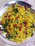 Poha (Flattened Rice with Peanuts)