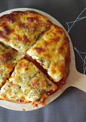 รูปของ Salmon pizza keto