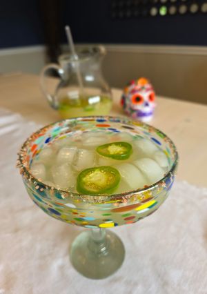 A picture of Neil's Pitcher-Perfect Fiesta Spicy Margaritas.