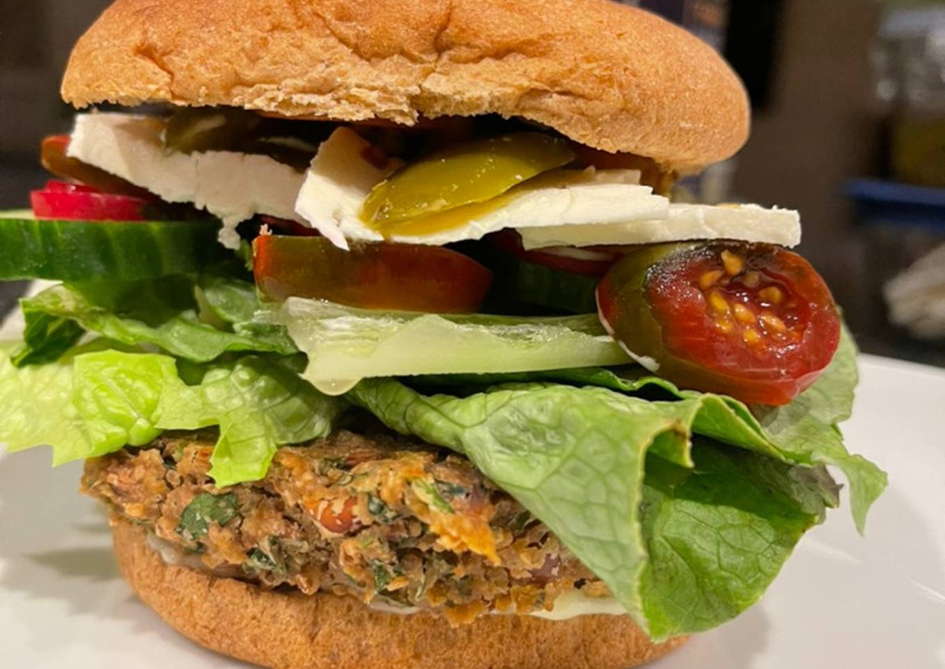 🍔HAMBURGUESAS DE FRIJOL😋🥗
