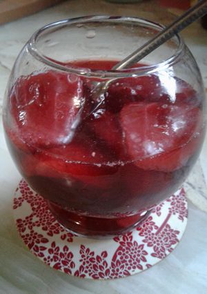 Una foto de Compota de frutillas