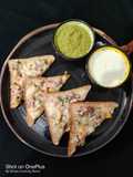 GRILLED Vegetable TRIANGULAR TOAST