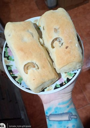 Una foto de Filoncini di pane alle olive