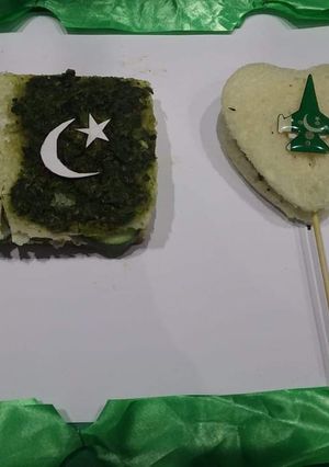 A picture of Flag sandwich.