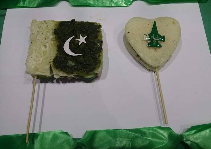 Recipe of Quick Flag sandwich