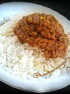 عکسی از دستور قیمه نجفی