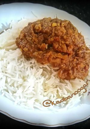 عکسی از دستور قیمه نجفی